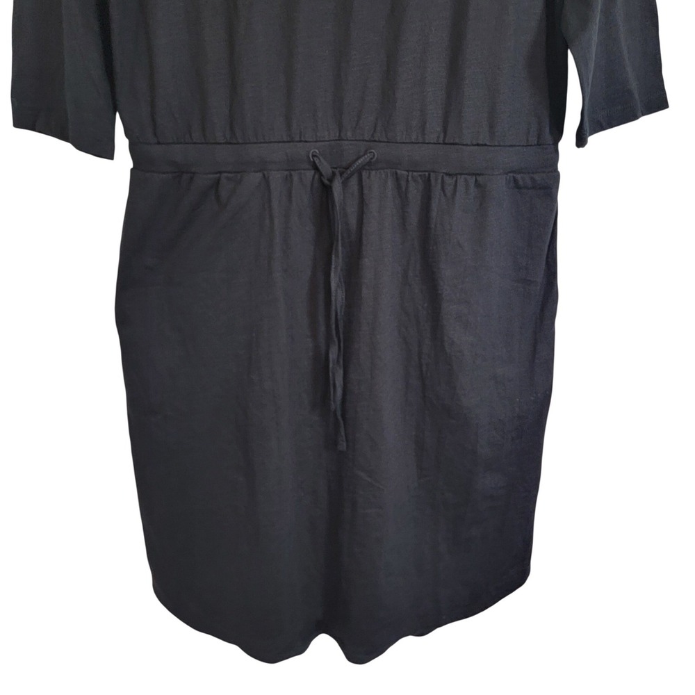 Pact Organic Cotton Relaxed Slub Weekend T-shirt Dress Vacation Casual Medium - Picture 8 of 14